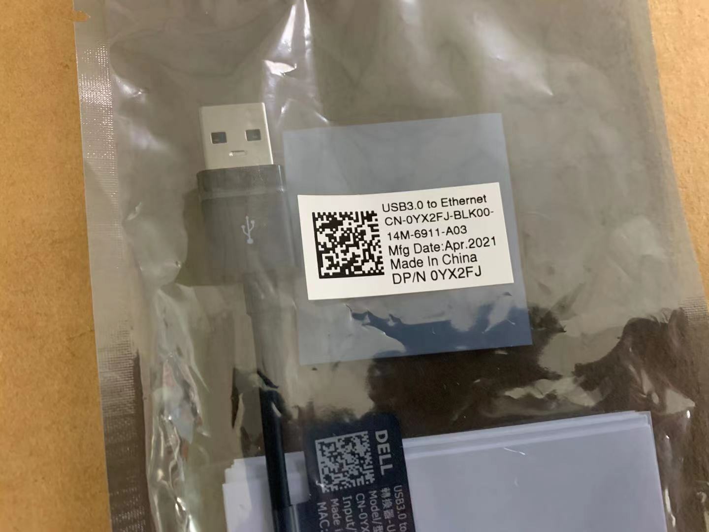 new FOR Dell Ethernet Network Adapter Cable USB 3.0 YX2FJ