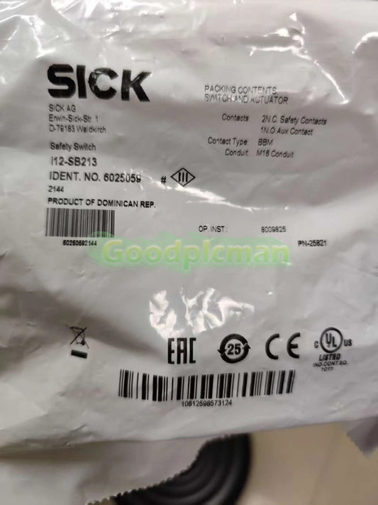 1 PCS SICK 6025059 I12-SB213 Safety switch
