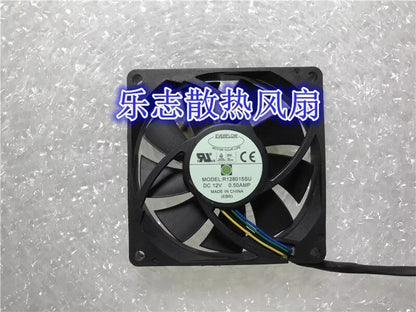 EVERFLOW R128015SU 8015 DC12V 0.50A 8CM 4-Wire Server Cooling Fan