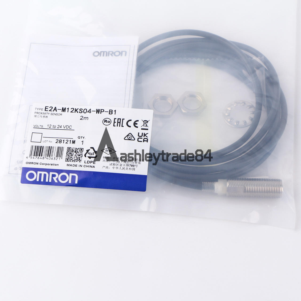 new  OMRON Photoelectric Switch E2A-M12KS04-WP-B1 E2AM12KS04WPB1