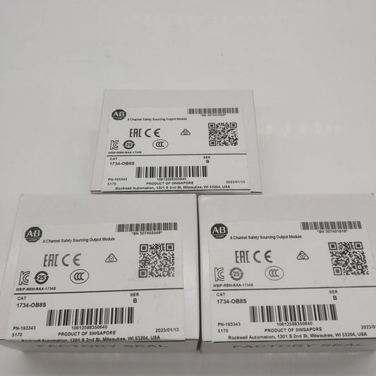 New Factory Sealed SER B Point Safety Output Module 1734OB8S - FACTORY SEALED