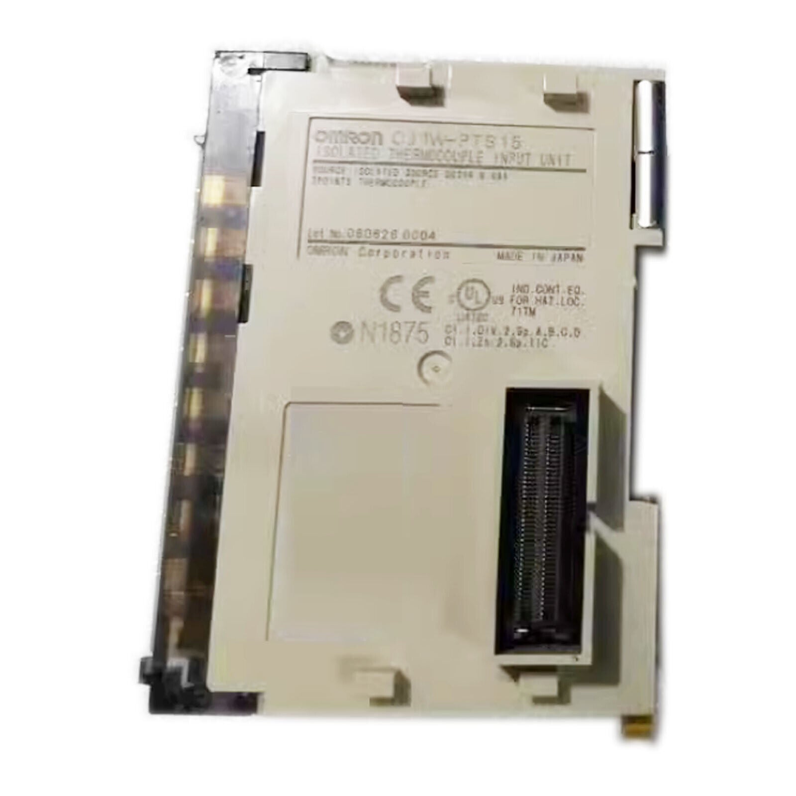 OMRON CJ1W-PTS15 THERMOCOUPLE 16BIT RES MODULE - OMRON