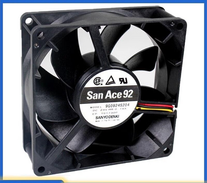 SANYO 9G0924S204 24V 0.19A 9cm 9232 3-wire Inverter Cooling Fan