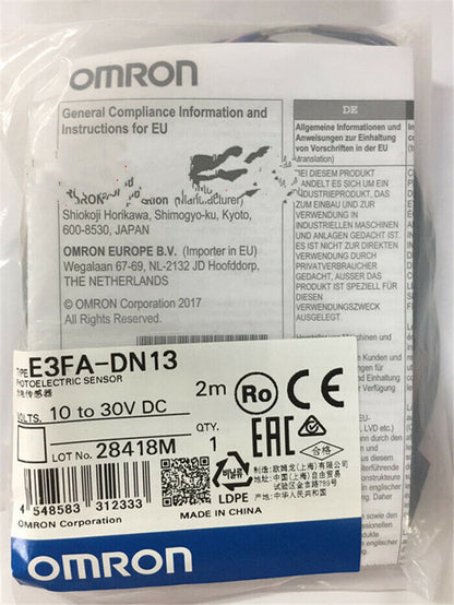 new 1pcs For OMRON E3FA-DN13 2M For Photoelectric Switch sensor - OMRON