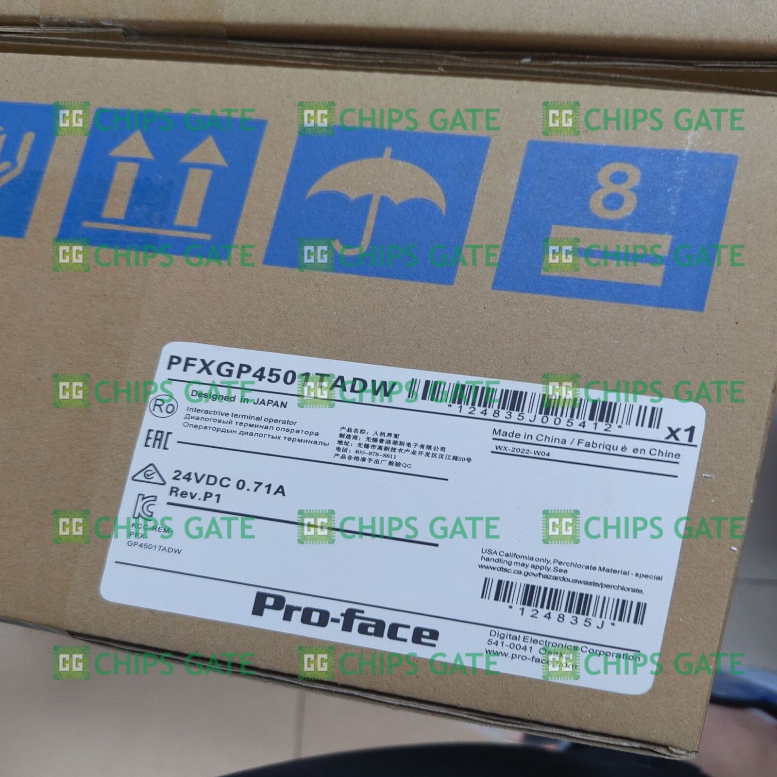 new 1PCS Pro-face HMI PFXGP4501TADW