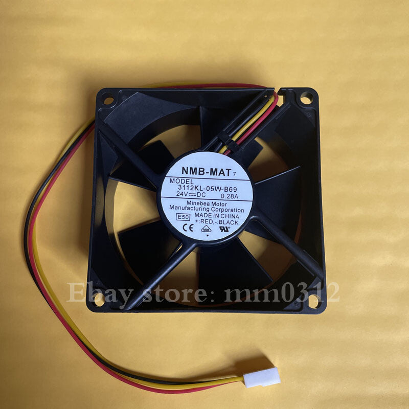 1pcs NMB-MAT 3112KL-05W-B69 24V 0.28A inverter cooling fan