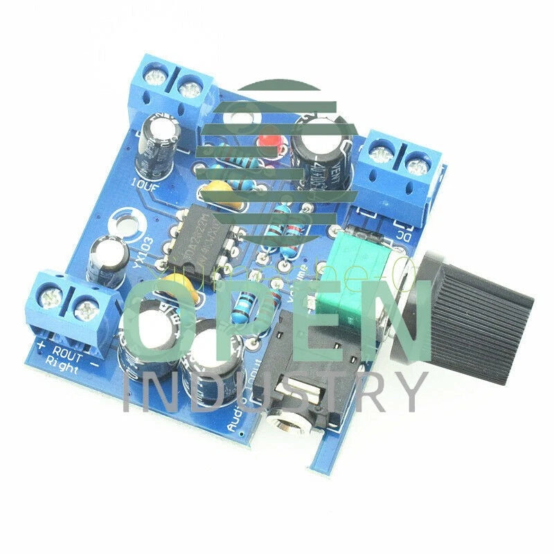 TDA2822 DC 5-12V Dual Channel Stereo Mini Audio Power Amplifier Board AMP