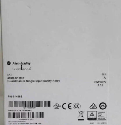 440R-S13R2 Safety Relay NEW USA - ALLEN-BRADLEY