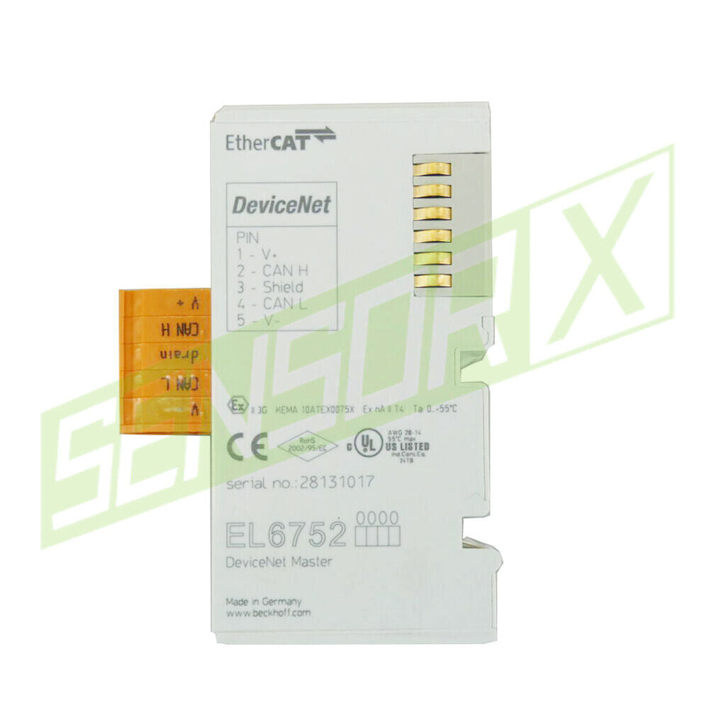 new BECKHOFF EL6752-0000 Devicenet Master Terminal - BECKHOFF