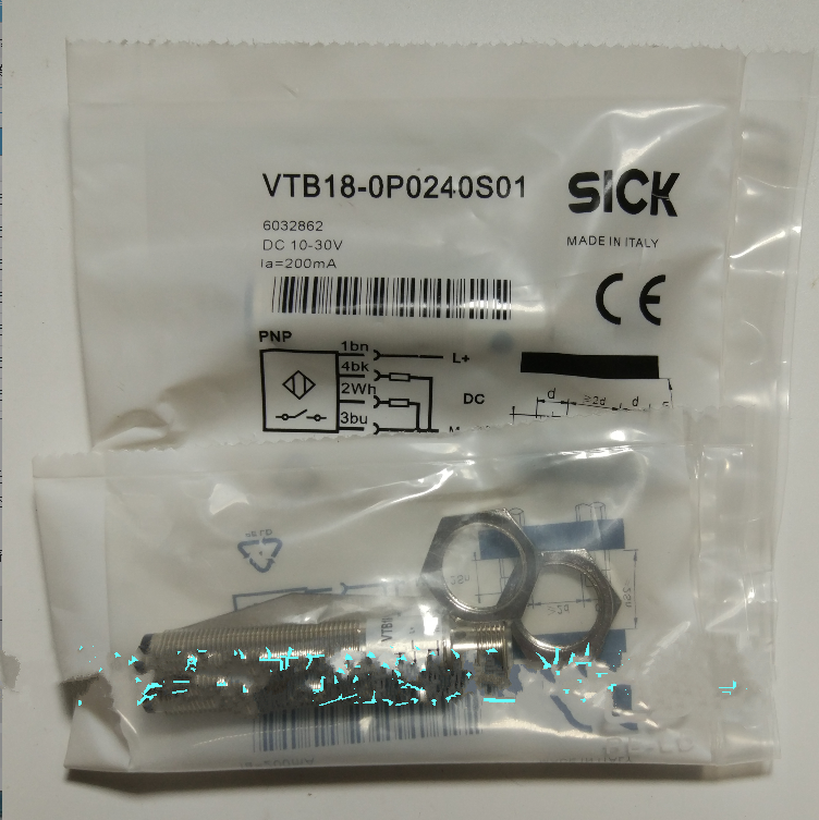 new 1 PCS SICK 6032862 VTB18-0P0240S01 Photoelectric switch sensor - SICK