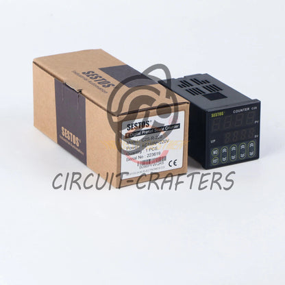 1PCS SESTOS C2S-R-220 AC100-240V Four-digit preset value counter