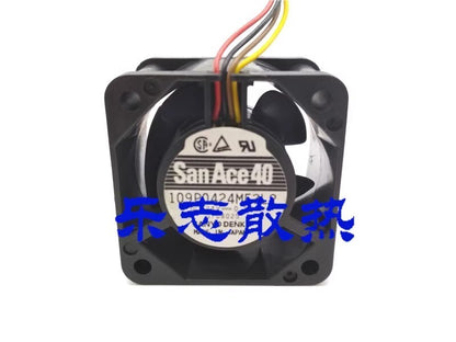 Sanyo San Ace 40 109P0424MF3L2 4028 DC24V 0.07A 4CM 4-Wire Inverter Cooling Fan