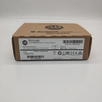 Allen Bradley 1762-IT4 MicroLogix Themocouple/mV Module – High-Precision Temperature Measurement Solution - ALLEN BRADLEY