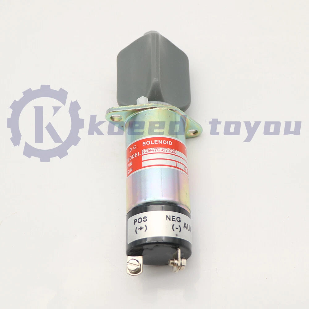 1PCS Fuel Shut Off Stop Solenoid 1504 12VDC Fit for Diesel 129470-67320