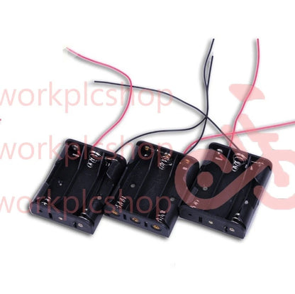 10PCS Plastic Battery Case Storage Box Holder with Wire Leads for 3 X AA 4.5V