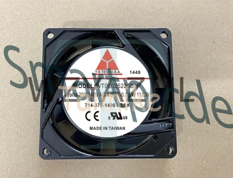1PCS Yuanshan 17689 WT08025220BH axial flow 200/240V AC cooling fan