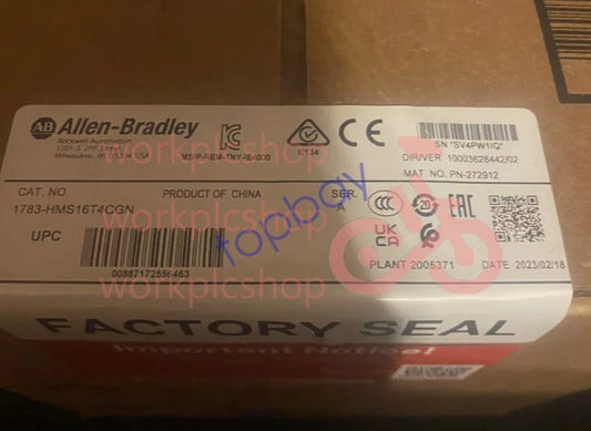 Unopened Allen Bradley 1783-HMS16T4CGN Stratix 5400 16-FE Ethernet Switch