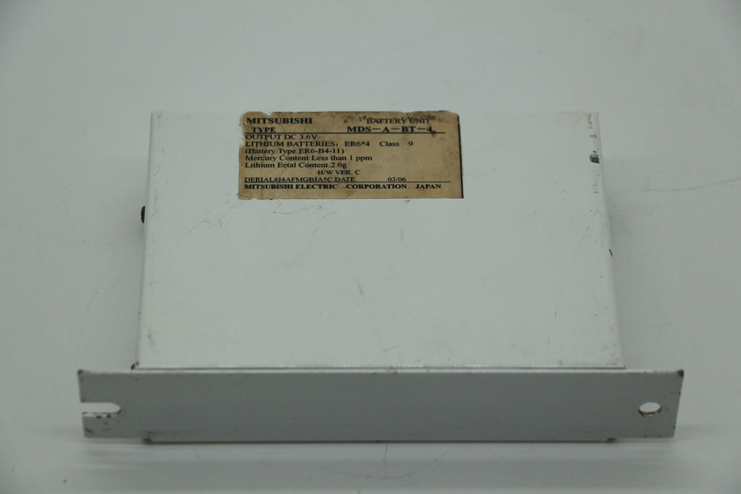 Mitsubishi Battery Unit MDS-A-BT-4 Used in Good Condition - MITSUBISHI