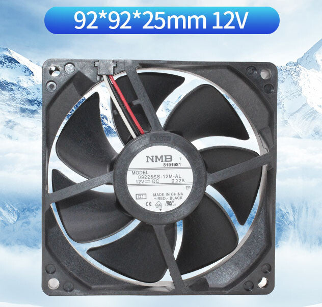 NMB 09225SS-12M-AL 9025 12V 0.22A 9cm silent cooling fan