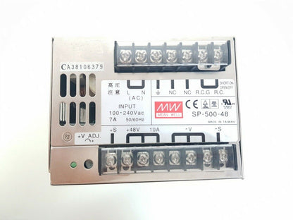 MEANWELL SP-500-48 Switching Power Supply, 48V 18A 90% Efficient DC-DC Converter - MEANWELL