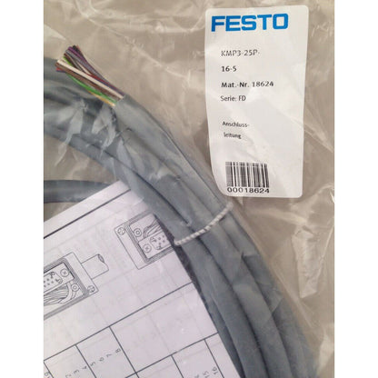 FESTO KMP3-25P-16-5 18624 Connecting cable - FESTO