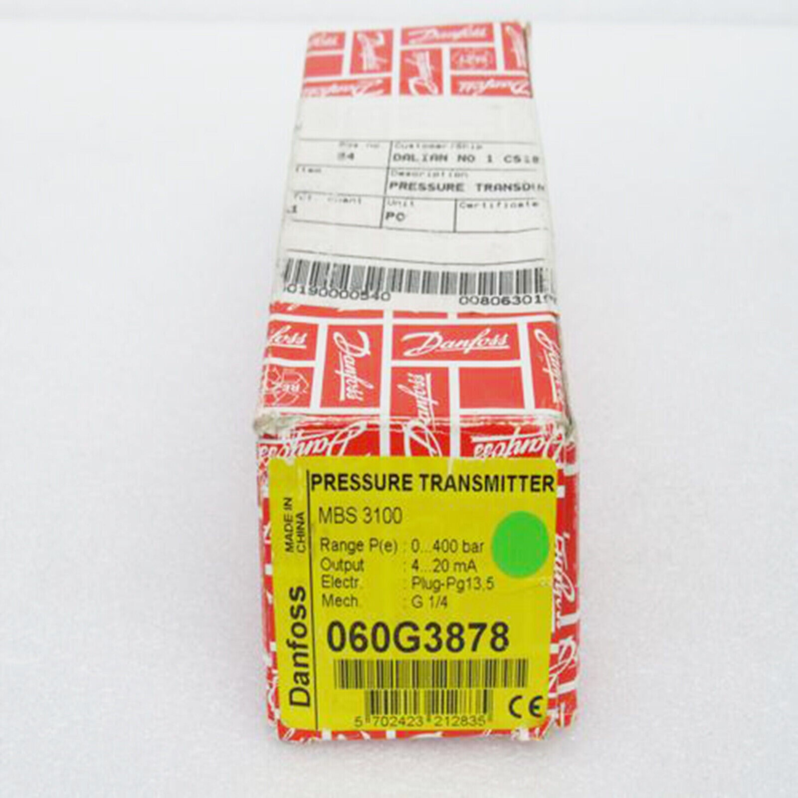 DANFOSS MBS3100 Pressure Transmitter - DANFOSS