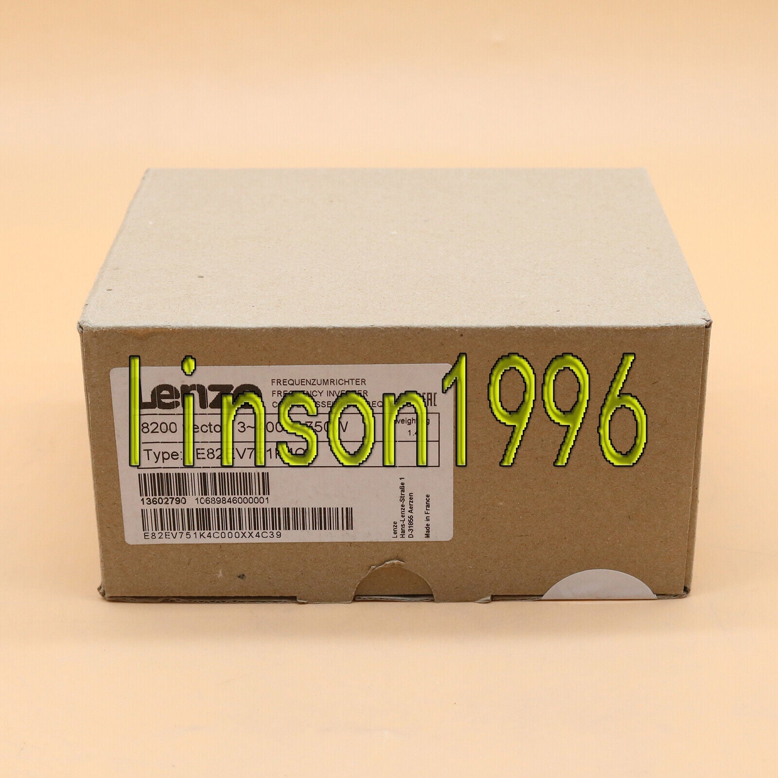 1PC LENZE E82EV751K4C 3PH 0.75kW 0-400V PLC Driver - LENZE