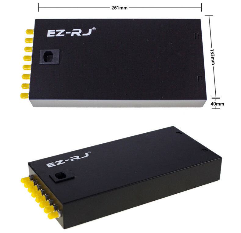 new 8-port ST fiber optic terminal box Single mode/Multimode full flange + pigtail