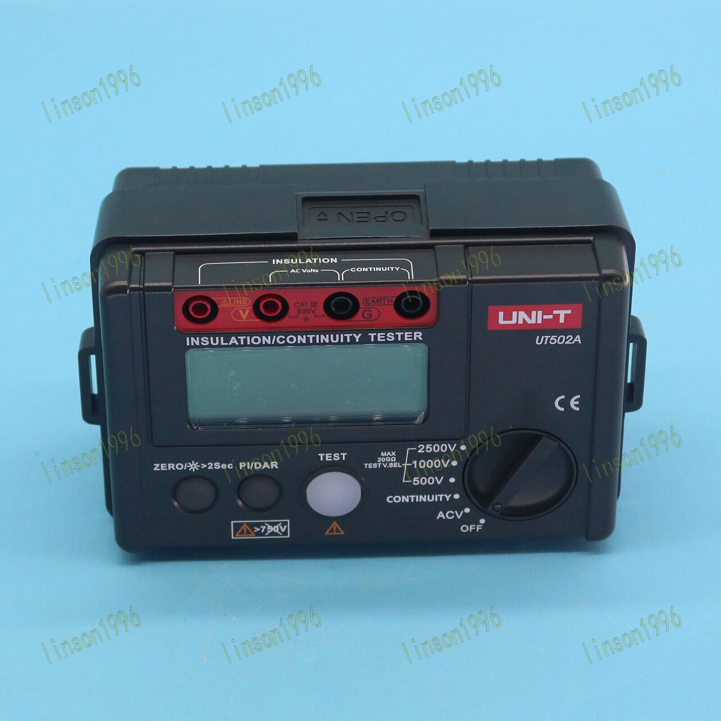 new UNI-T UT502A 2500V Digital Insulation Tester Megohmmeter with Light/Buzzer Alarm - UNI-T