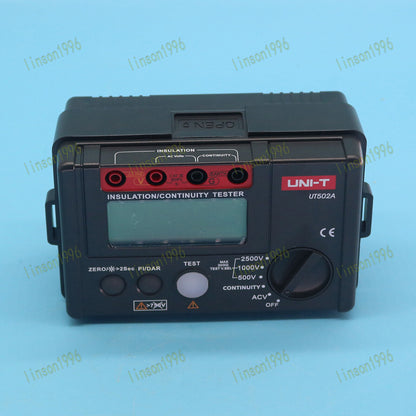 new UNI-T UT502A 2500V Digital Insulation Tester Megohmmeter with Light/Buzzer Alarm - UNI-T
