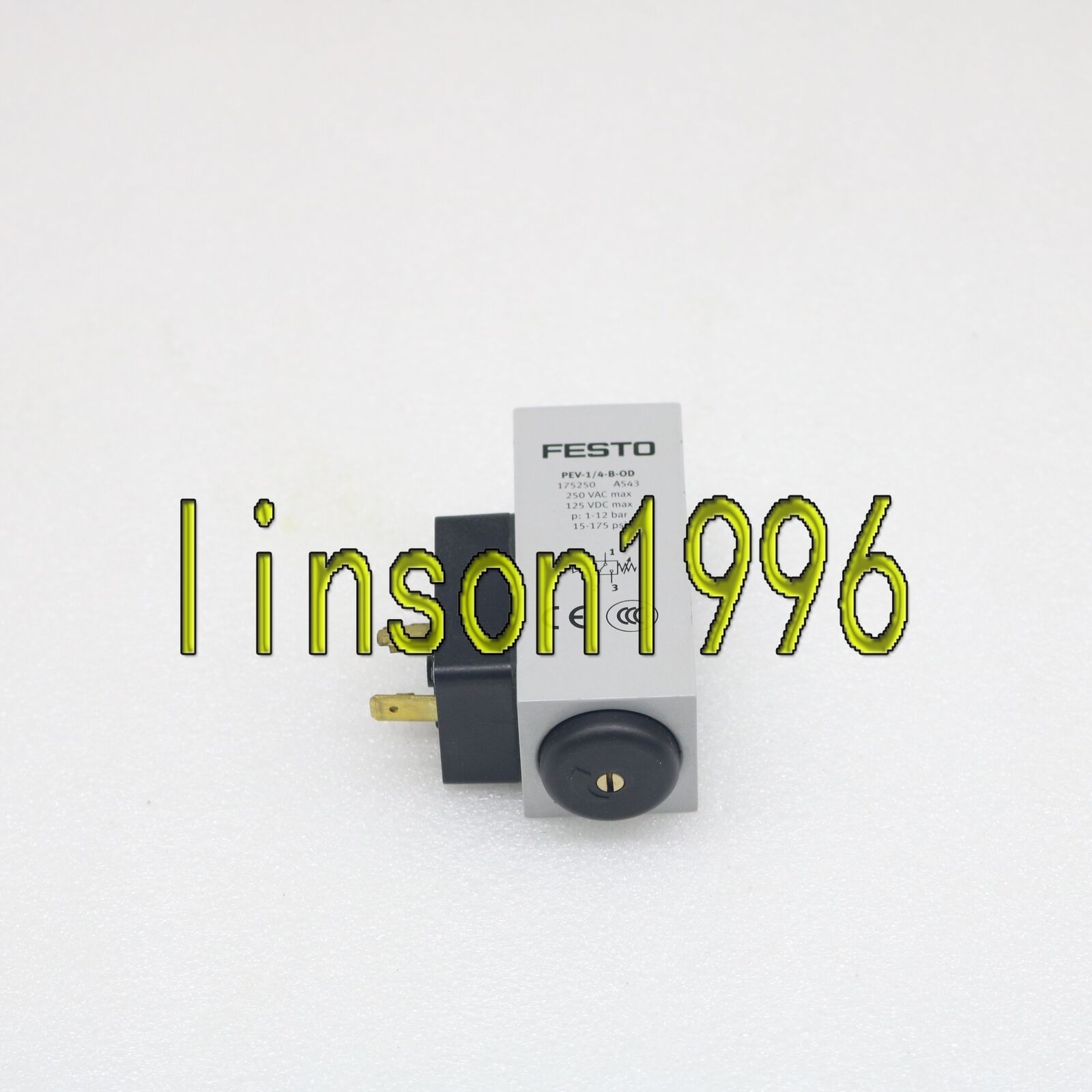 new 1pc festo pev-1/4-b-od 175250 pressure switch - FESTO