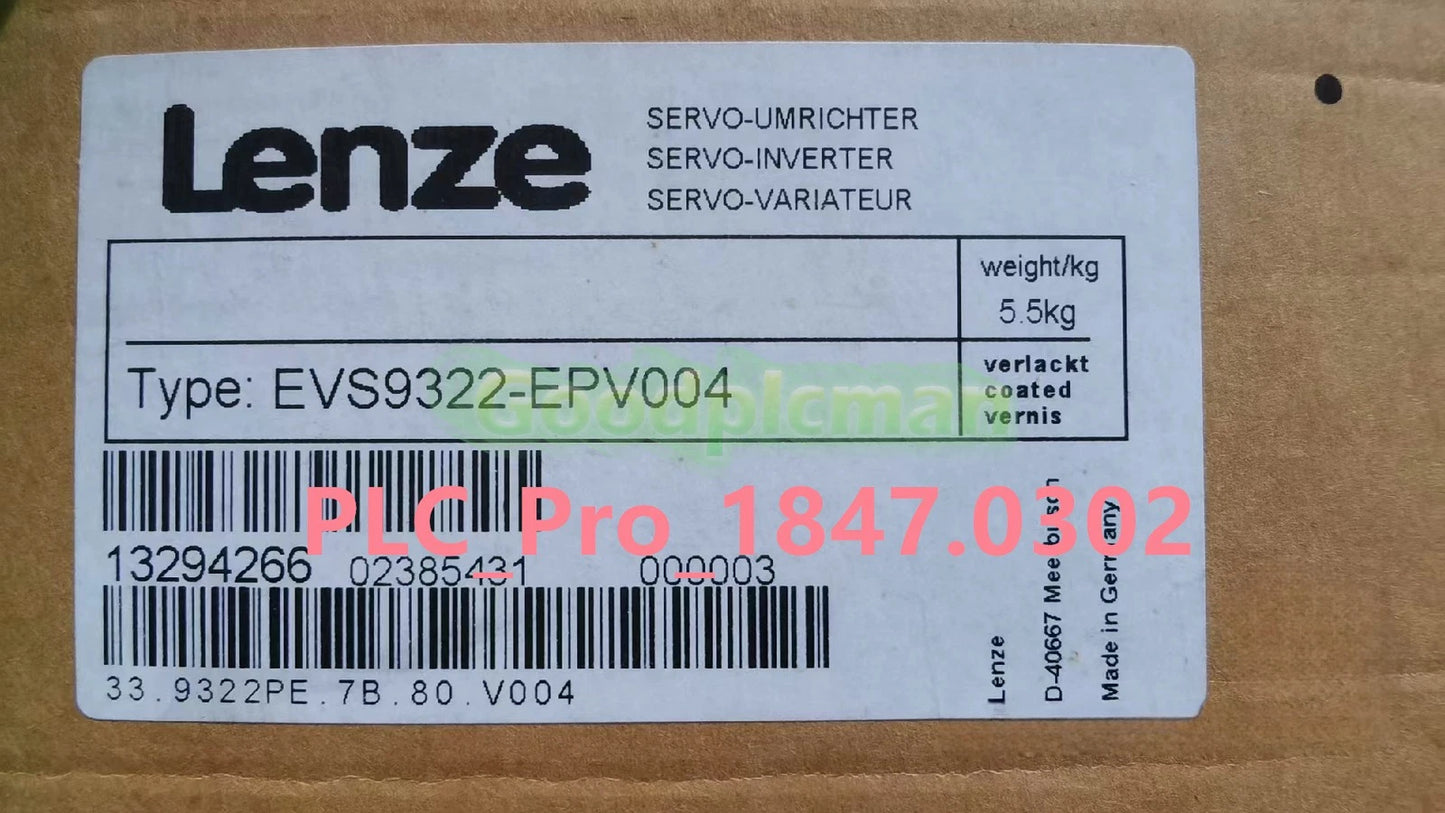 EVS9322KEPV004 1PCS Lenze EVS9322-EPV004 Inverter Fast delivery