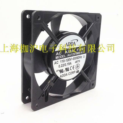 1pcs   ADDA AA1251MB-AT 110-120V 0.22/0.19A 12025 cooling fan