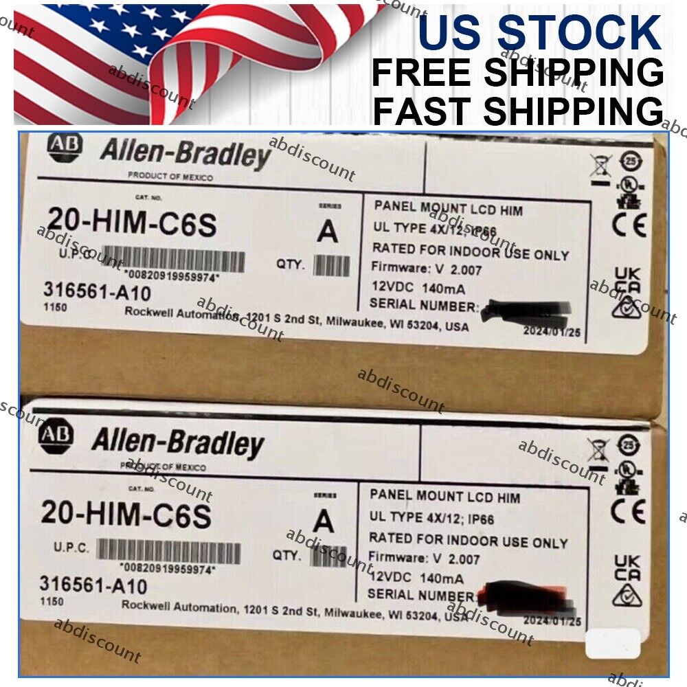 Allen-Bradley 20 HIM C6S Panel Mount LCD Series A Him - ALLEN-BRADLEY