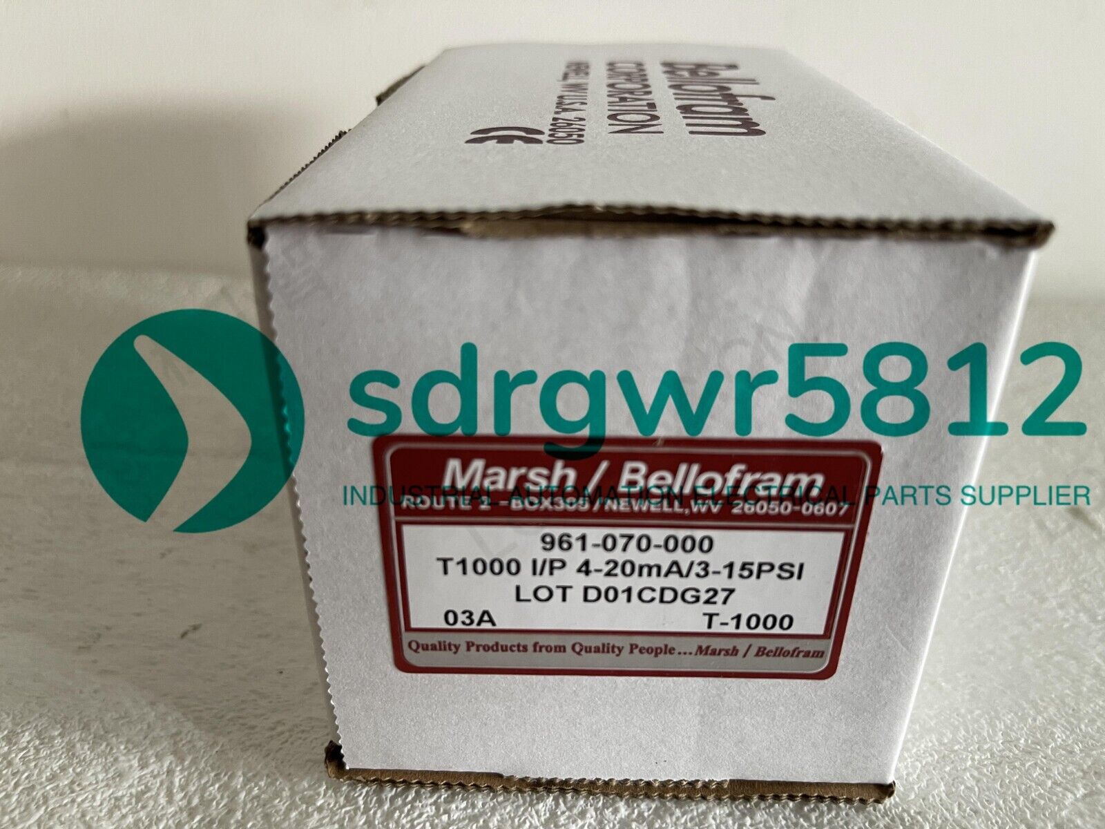 BELLOFRAM Pressure Sensor Model 961-070-000 - BELLOFRAM