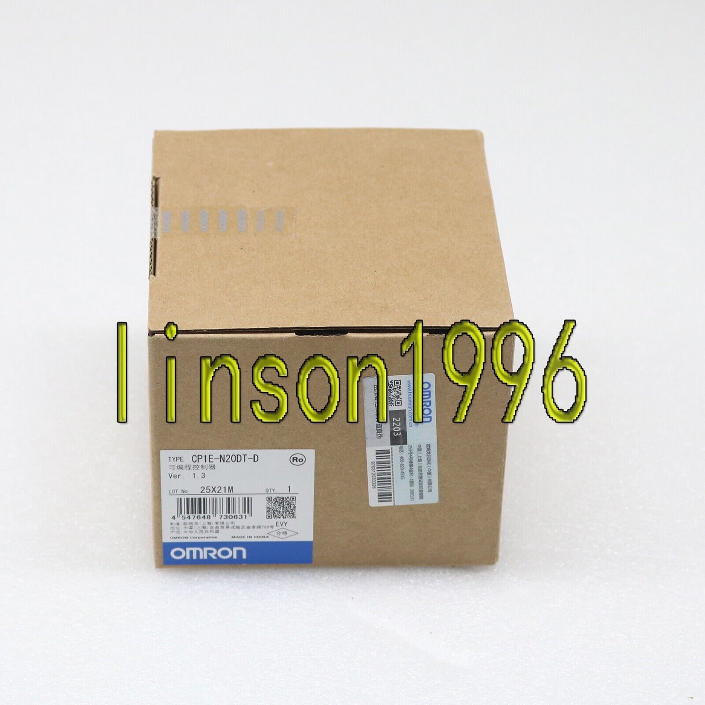 Omron ONE PLC Module CP1E-N20DT-D Fast Delivery - OMRON