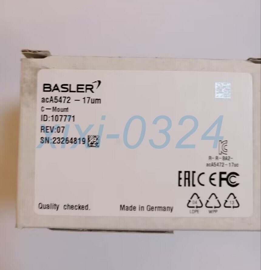 New Basler acA5472-17um Industrial Camera - BASLER