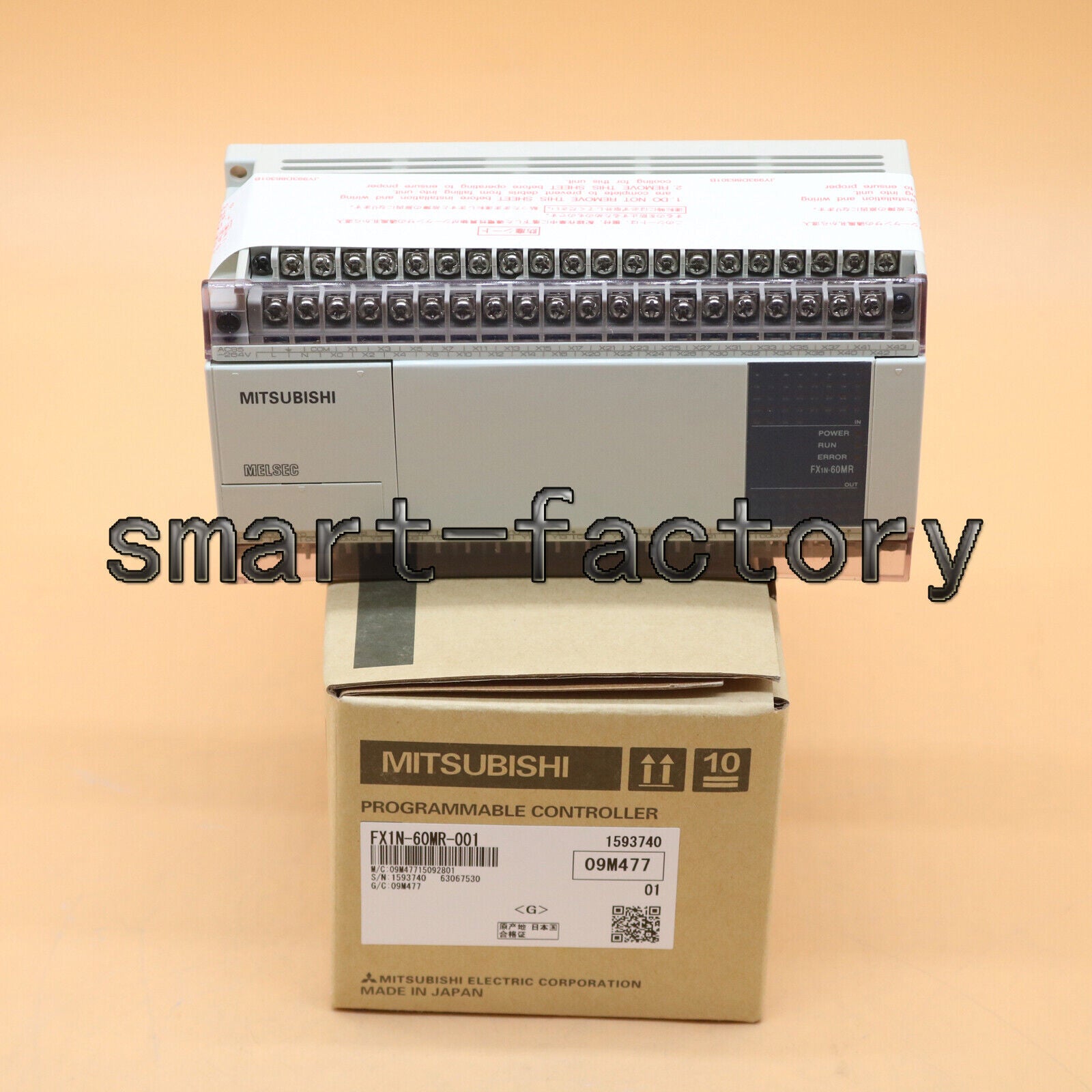 new Mitsubishi FX1N-60MR-001 FX1N60MR001 Programmable Logic Controller - MITSUBISHI
