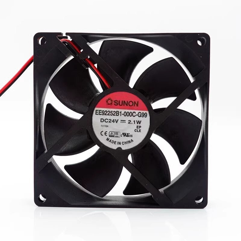 SUNON EE92252B1-000C-G99 9025 DC24V 2.1W 2-Wire Silent Cooling Fan