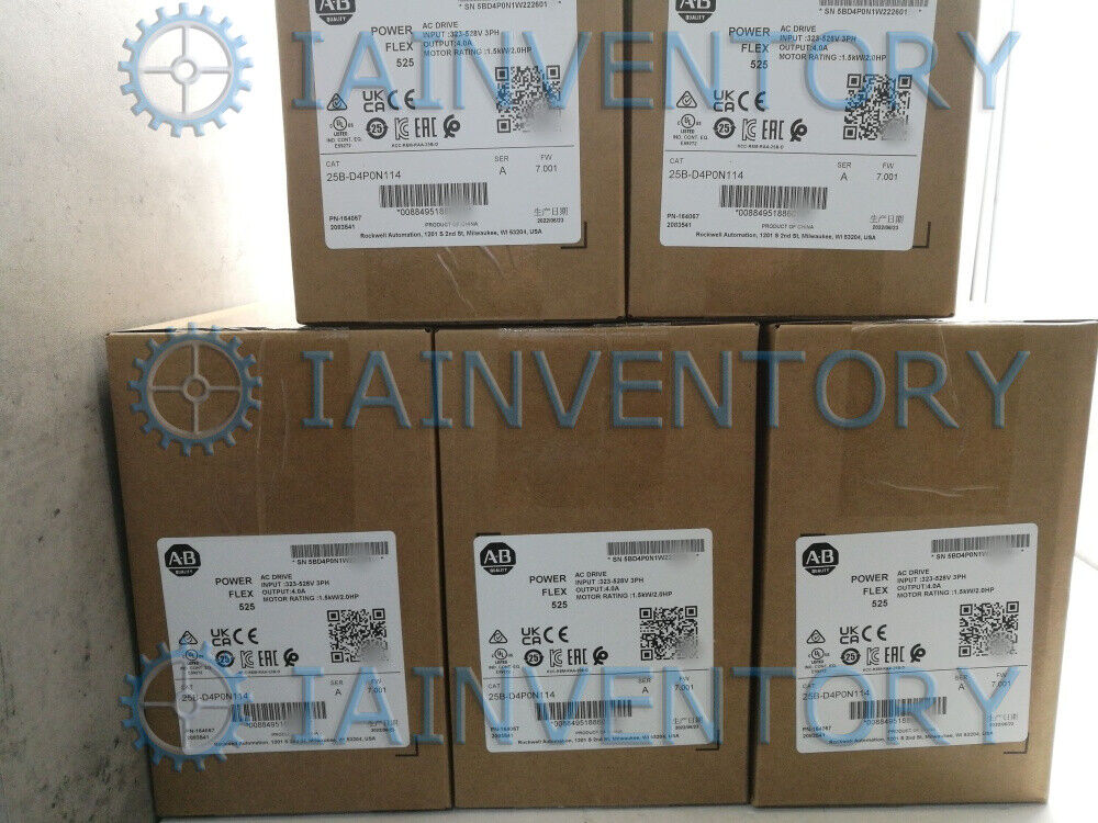 Allen-Bradley PowerFlex 525 1.5kW 2HP AC Drive - ALLEN-BRADLEY