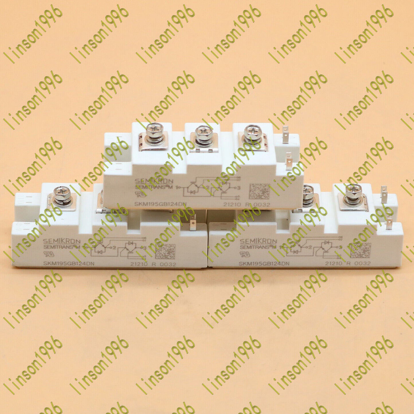 New One SEMIKRON SKM195GB124DN Module SHIP - SEMIKRON