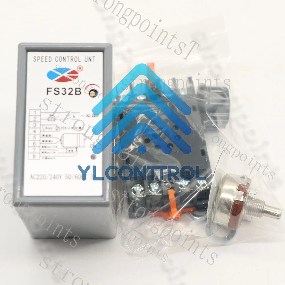 1x Motor Speed Controller 220V AC SS-32 FS32B Separate Switch Speed Regulation