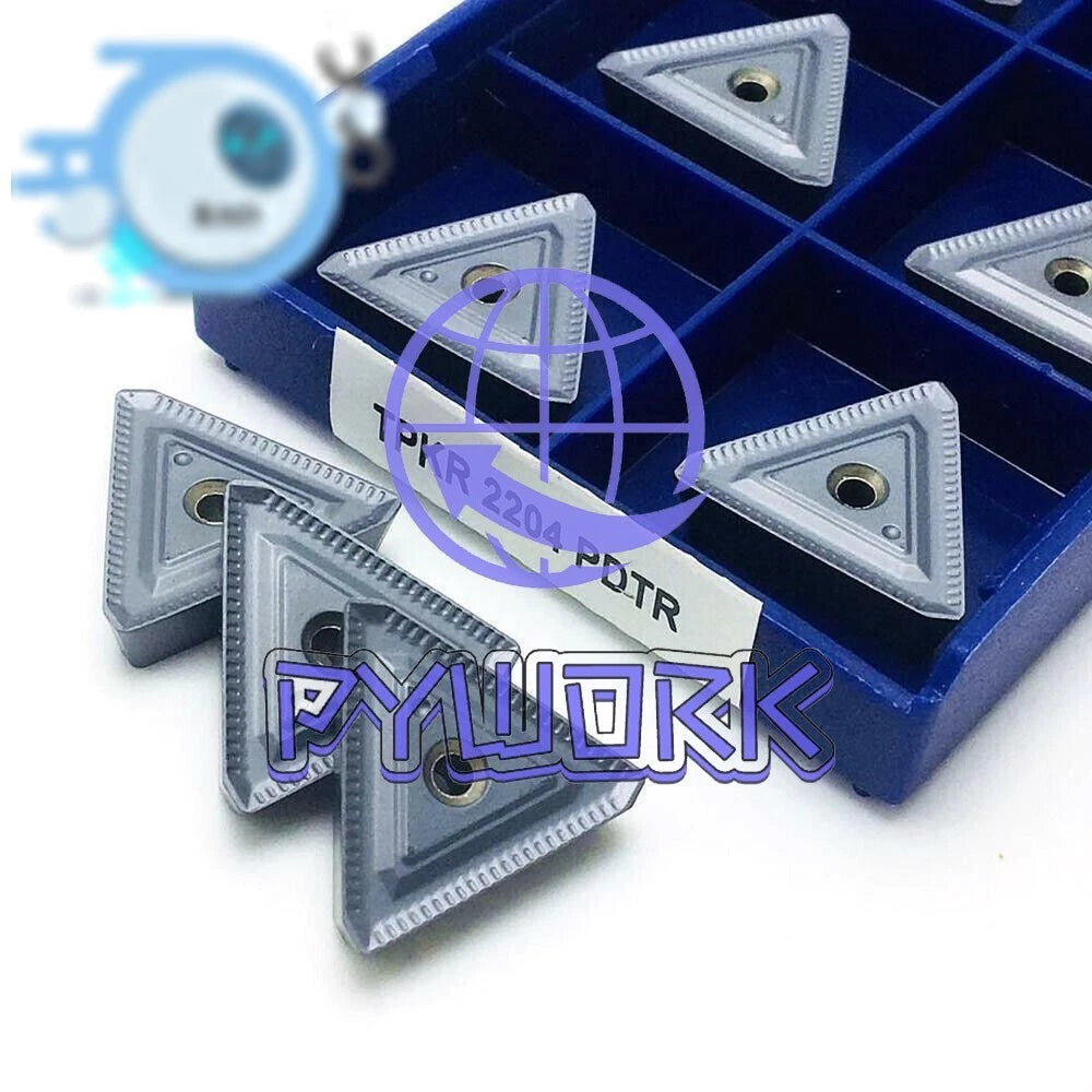10Pcs CNC Lathe Turning Tools TPKR2204 NN LT30 CNC Carbide Turning Inserts TPKR