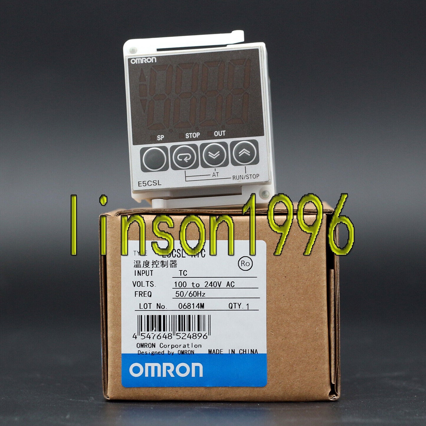 Omron Temperature Controller E5CSL-RTC 100-240V - OMRON