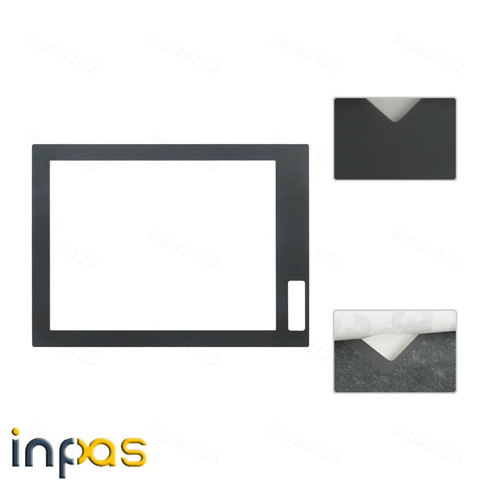 new For 6186M-15PT 6186M-15PTSS Touch panel screen glass + Front Film overlay