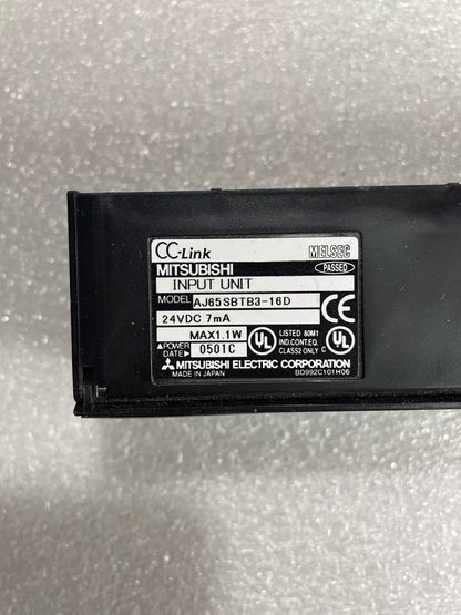NEW Mitsubishi AJ65SBTB3-16D Opto-Coupler Digital Input Module - MITSUBISHI