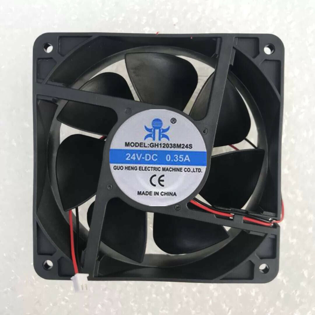 new 1 PCS GUOHENG Fan GH12038M24S 24V-DC 0.35A 12cm 12038 cooling fan 2 pin