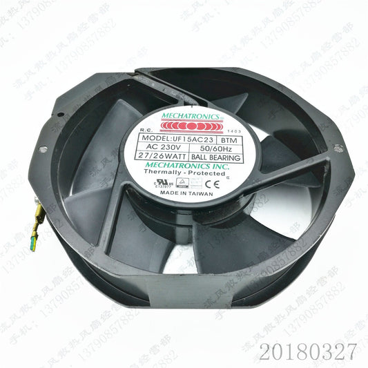 MECHATRONICS UF15AC23 BTM AC230V 27/26W 17238 Cooling Fan