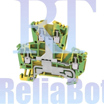 5pcs WEIDMULLER WDK 2.5PE 1036300000 Multi-tier PE Terminal Green-yellow