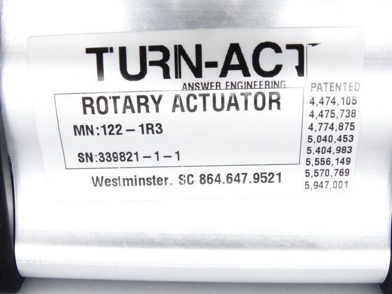 Turn-ACT Actuator 122-1R3 - TURN_ACT